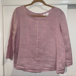 Nicole Miller Linen Top